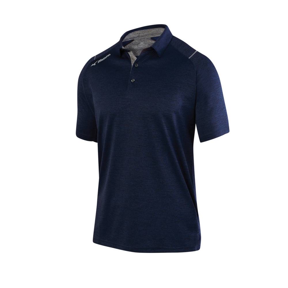 Mens Mizuno Comp Polo Navy Philippines (XDQUYH216)